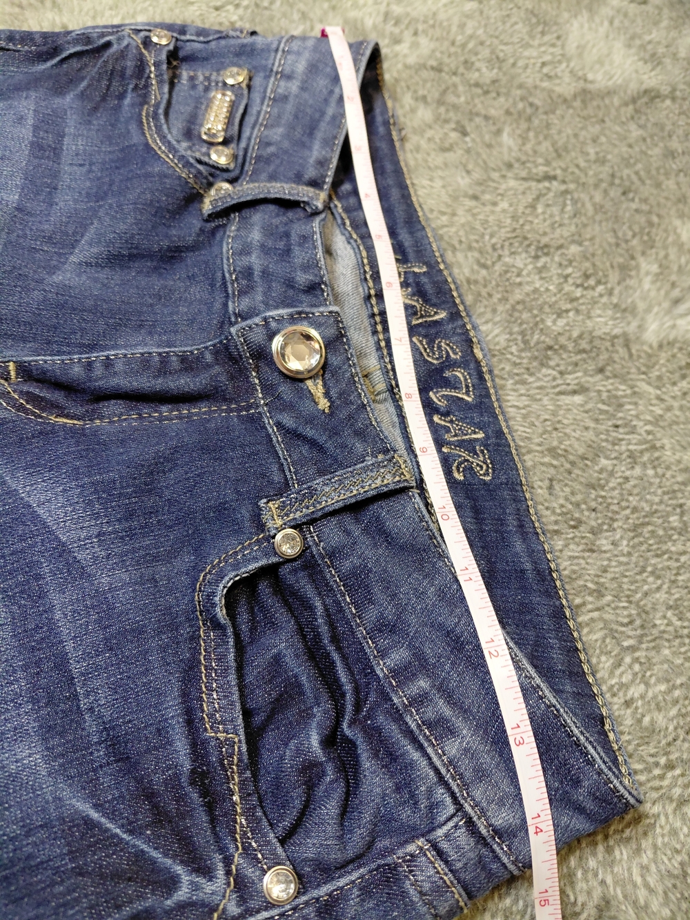 L.A. STAR RINESTONED JEANS - Picture 12 of 15